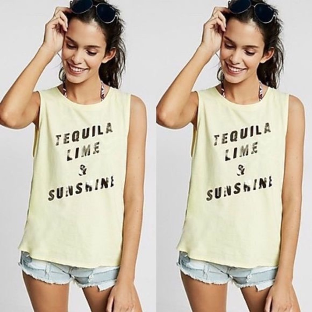 Express Tequila, Lime, and Sunshine Tank